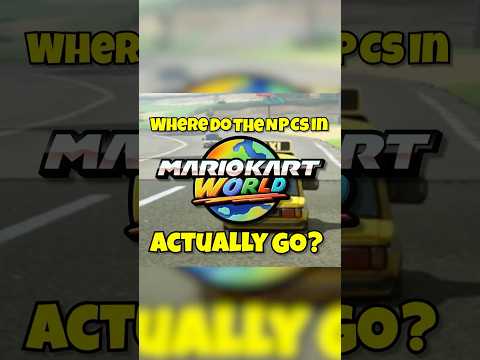 Finding Out Where The NPCS in Mario Kart World Actually Go