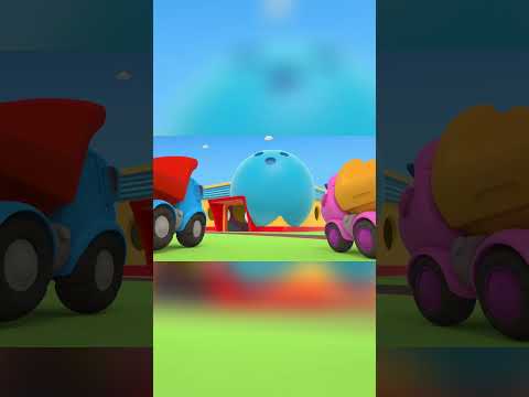 🚗🚗🚗Let's start the construction with Leo & friends! A new attraction for everyone #shorts #cartoons