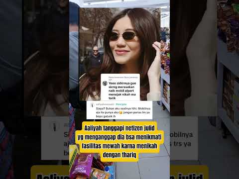 Aaliyah tanggapi komentar julid netizen #artisviral #masukberanda #viralvideo #aaliyah #thariq