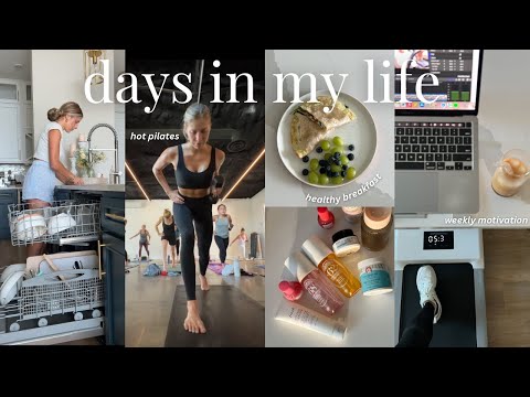 WEEK IN MY LIFE: productive days & navigating low motivation, unboxing haul + product empties!