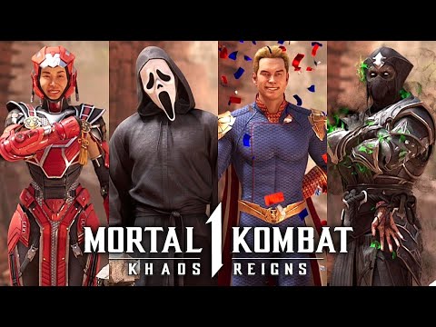 Mortal Kombat 1 Khaos Reigns - All Characters Test Your Might 2024 (4K 60FPS)