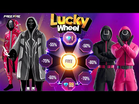 SQUID GAME LUCKY WHEEL EVENT FREE FIRE | NEXT DISCOUNT EVENT | FREE FIRE NEW EVENT | FF NEW EVENT
