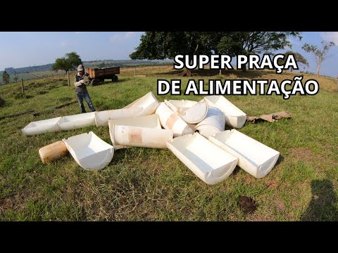 O PATRÃO LIBEROU: NOVA PRAÇA DE ALIMENTAÇÃO NA FAZENDA - PARTE 1