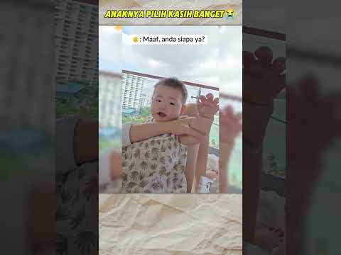 KOCAK BANGET! ANAK INI GAK MAU KETAWA KETIKA YANG BECANDA IN AYAH NYA DONG GUYS 😂😂