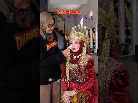 Saat pengantin nangis, MUA jg bisa nangis kalau gini
