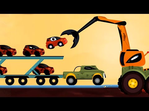 Красная машинка и приключения!