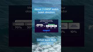 Akaun 3 KWSP Boleh Dibuat Hari Ini #kwsp #akaun3