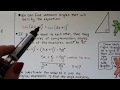 Trigonometric Functions and Relationships