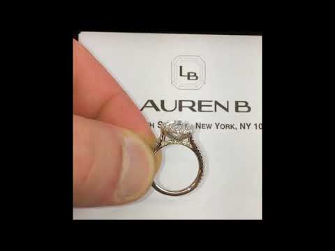 RS-237 Halo 2 Ct Oval Diamond Engagement Ring