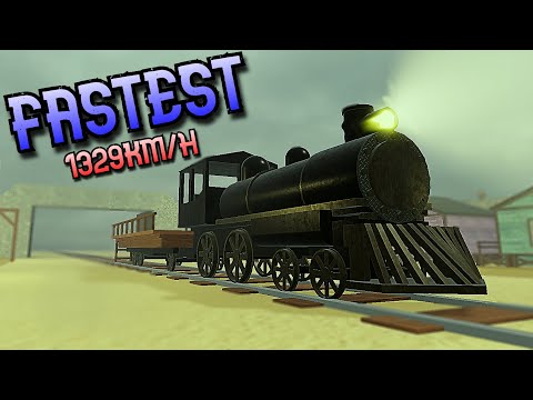 I MADE THE FASTEST TRAIN IN DEAD RAILS (1329KM/H)