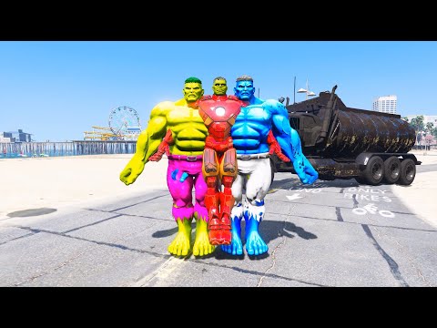 GTA V Iron Hulk Rescues His Brothers from Hell Hulk! #gta5