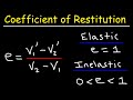 Understanding Collisions and Coefficient of Restitution
