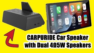 Review: CARPURIDE C92 9.3-inch  Wireless Portable Car Stereo with Dual Speakers