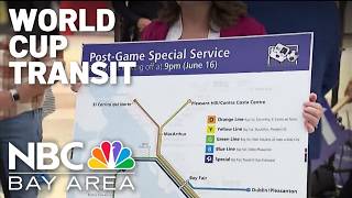 Bay Area transit agencies teaming up for the World Cup