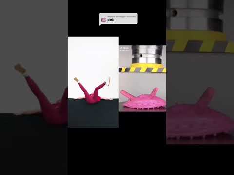 #shorts #hydraulicpress #hydraulicpressgirl #oddlysatisfying #smac