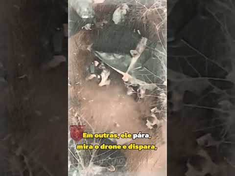 Por que os soldados não tentam acertar os drones?