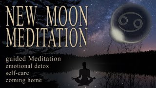 NEW MOON Meditation 2025 JUNE Cancer - guided new moon meditation for Self-love compassion