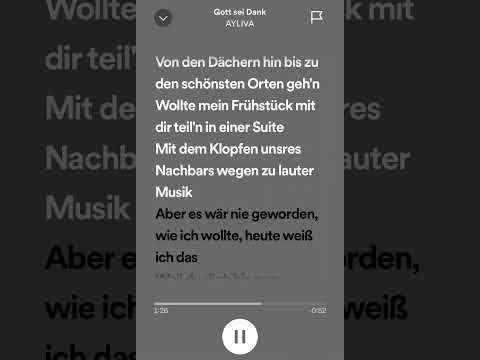 AYLIVA - Gott sei Dank (Lyrics)