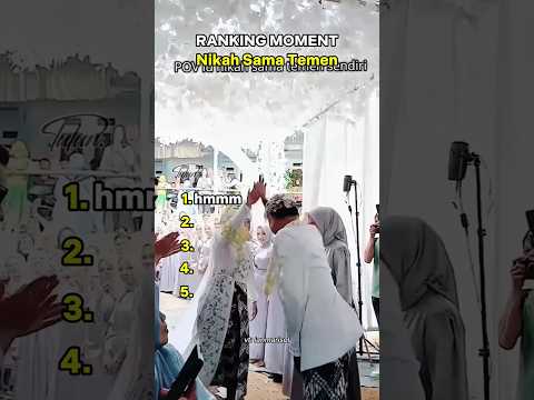 Nikah Sama Temen | Ranking Moment #shorts #suamiistri
