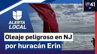 Ráfagas peligrosas por huracán Erin: Nueva Jersey emite alerta por oleaje peligroso