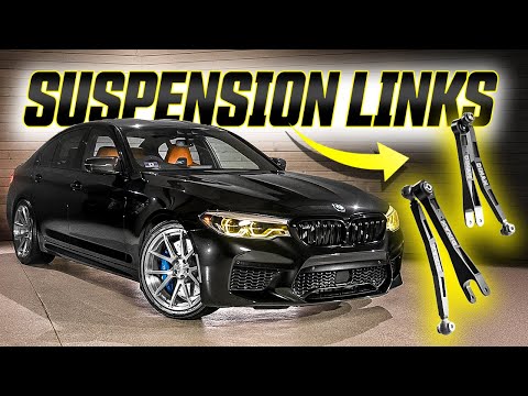 Upgrading our F90 M5 SUSPENSION with DINAN suspension links!