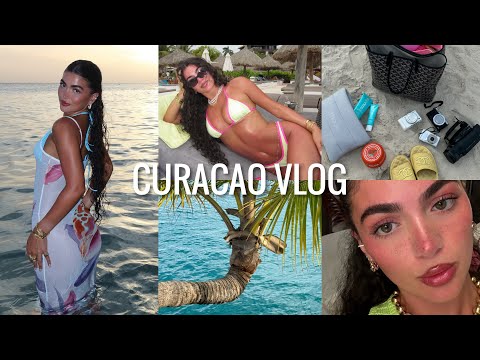 CURACAO VLOG: grwm, photoshoots, beach & week in my life!