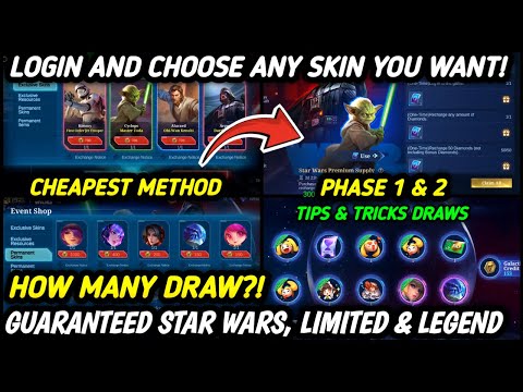 HOW TO GET SKIN CHEAPEST? (TRICK DRAW) STAR WARS RESALE EVENT 2024 - MLBB