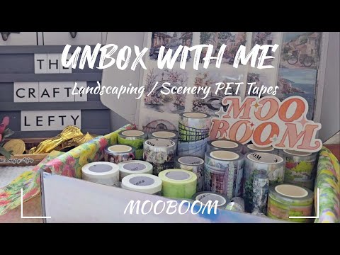 ASMR Unboxing | Landscaping & Scenery PET Tape Haul ft @mooboomplanner