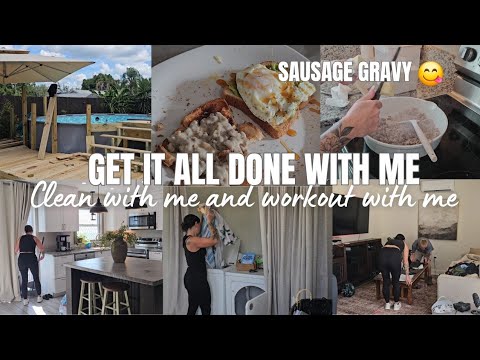 Getting my house under control again! Cleaning, cooking, and workout motivation. 