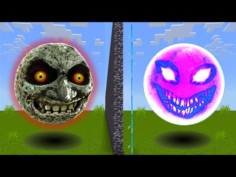 I Cheated with SCARY LUNAR MOON vs RED SUN Mob Battle Competition!