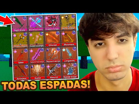 VOU CONSEGUIR TODAS ESPADAS DO KING LEGACY!