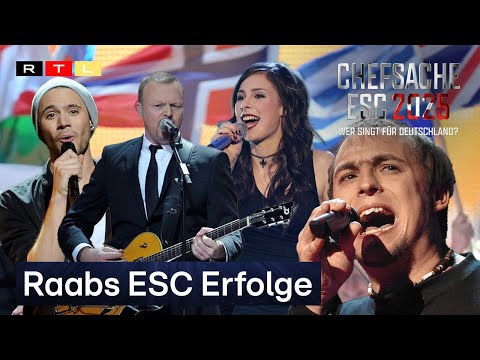 Von MAX MUTZKE bis LENA: Stefan RAABS größten EUROVISION SONG CONTEST ERFOLGE | Chefsache ESC 2025 🎤