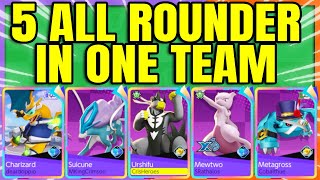 We picked 5 ALL-ROUNDER in Ranked in the same Team | Pokemon Unite
