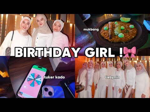 BIRHTDAY  VLOG Owner TIEBYMIN serunya saling tukar kado🫧 @stalkSCBD