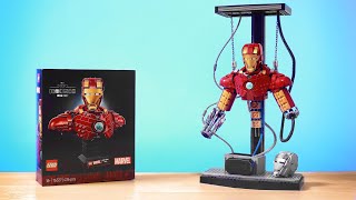 I made a LEGO Iron Man construction workshop MOC