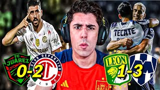 😎 Ganaron los Rayados y Diablos | León 1-3 Monterrey y Juárez 0-2 Toluca | Liga MX J4 AP2025