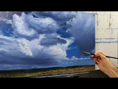 How I paint stormclouds - the easy way