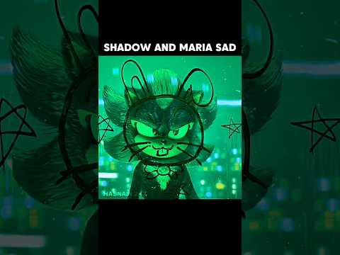 Shadow and Maria || sonic the hedgehog cartoon #sonic #sonicthehedgehog #soniccartoon #shortsfeed