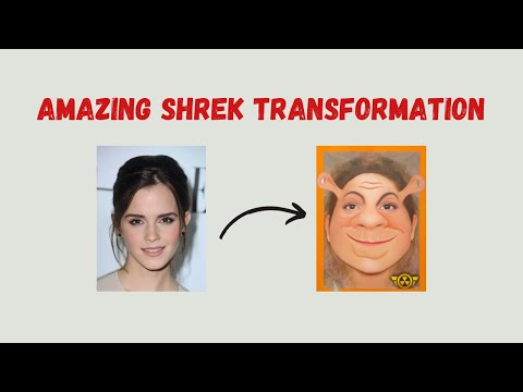 Amazing Shrek Transformations art