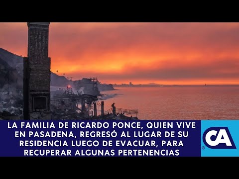 Guatemalteco narra pérdida de su vivienda en incendio en California