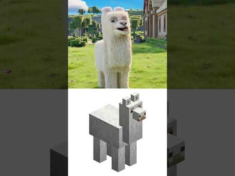 😱Minecraft Movie VS Game Comparison #minecraftmovie #shorts