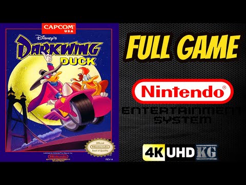 Darkwing Duck | NES | 4K60ᶠᵖˢ UHD🔴 | Longplay Gameplay Walkthrough Full Movie Game