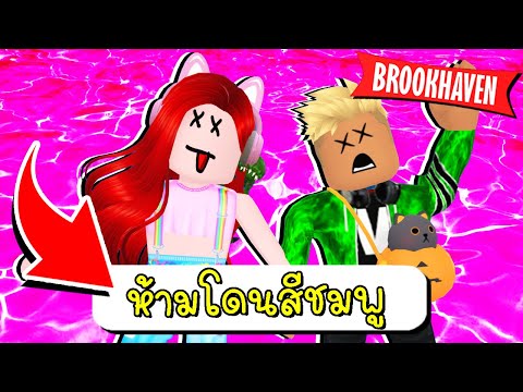 ห้ามโดนสีชมพู Brookhaven 🏡RP