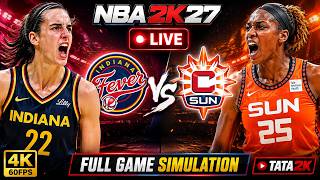 NBA 2K27 AMEPLAY Indiana vs Connecticu LIVE 🔴 | Full Game Simulation | NBA 2K27