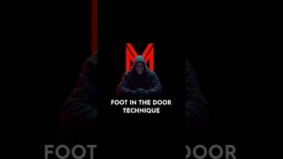 Foot in the door technique #darkpsychology #vishalmindset #human behavior