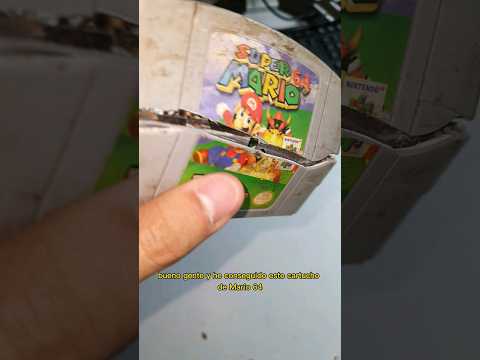 Horrible estado de este Cartucho de Mario 64🤯 #larosgc #suscribete #retro #nintendo64