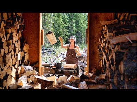 Cut Split Stack | Restocking the Woodshed & Installing a New Wood Stove