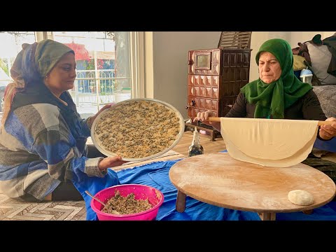 SOBADA KAT KAT YENİ BÖREK TARİFİ ❗️SEMİZ OTU BÖREĞİ AKŞAM YEMEĞİ VLOG