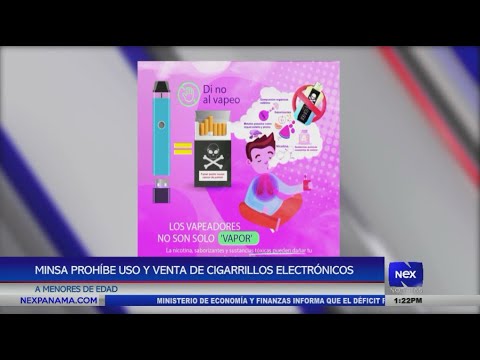 MINSA prohíbe uso y venta de cigarrillos electrónicos a menores de edad