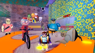 Chicletera Bicicleta Speed Run Barrry Prison Escape! #roblox Scary Obby